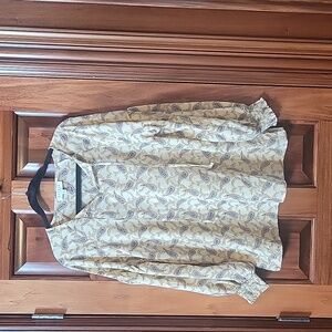 Hayden Los Angeles Paisley Blouse Shirt Size Medium